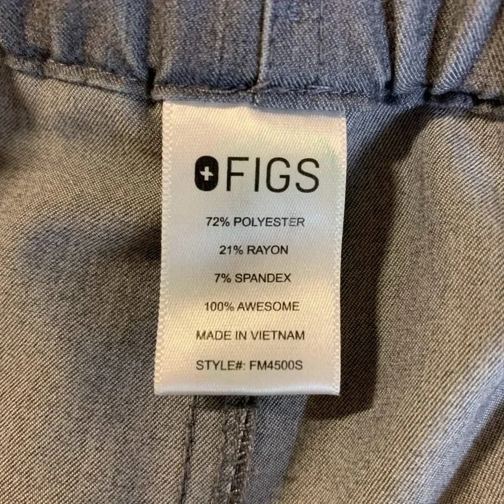 Figs Men's Pisco Basic Scrub Elastics Drawstring Slim‎ Pants Size L